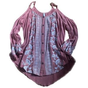 Off the shoulder floral blouse - Xhilaration